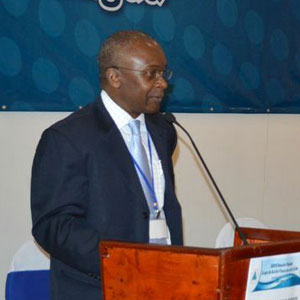 El Sr. Cherno Jallow, Presidente del GAFIC  2012-2013