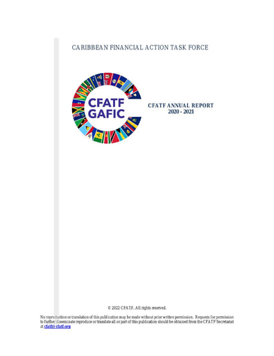 CFATF ANNUAL REPORT 2020 - 2021
